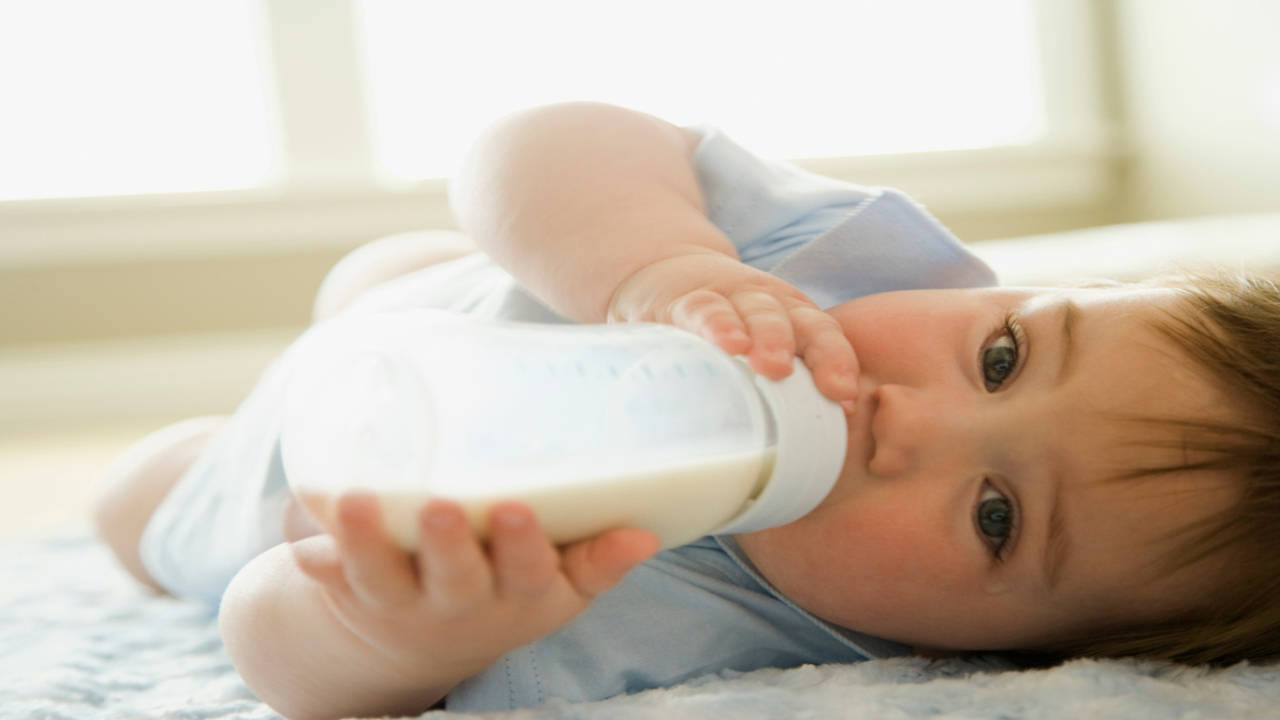 Children should stick to drinking 'milk and water' according to