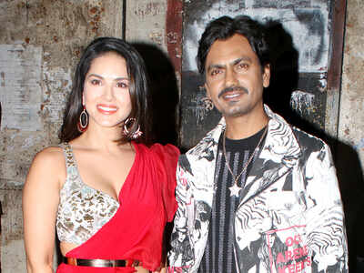 'Motichoor Chaknachoor': Sunny Leone and Nawazuddin Siddiqui shoot for a promotional song