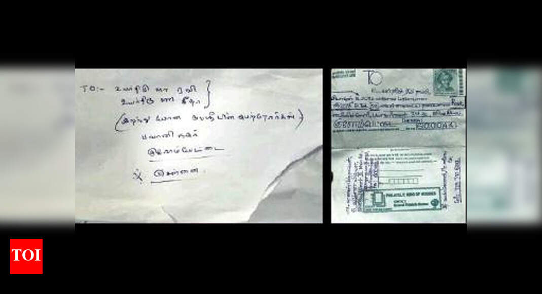 Chennai A tragedy as address, condolence letters pour in Chennai News Times of India