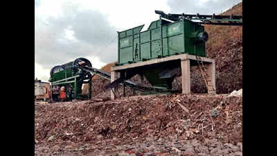 Delhi: Trommelling machine starts tackling waste at Ghazipur