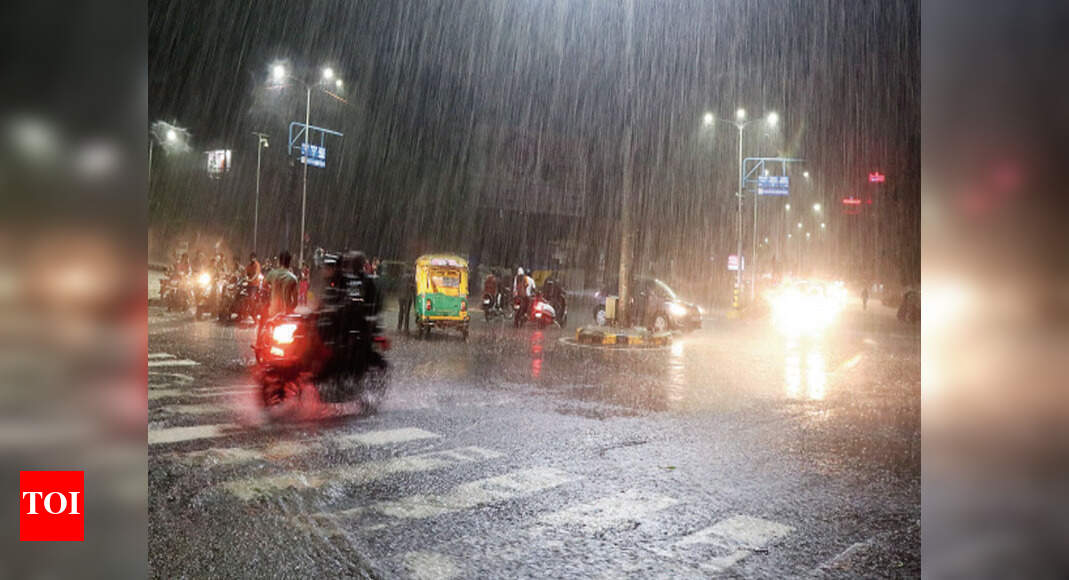 Ahmedabad now at 101 of seasonal rainfall Ahmedabad News Times of