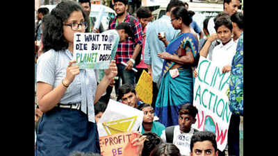 Greta Thunberg’s call for climate strike draws Kolkata kids, activists out on streets