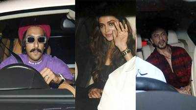 Deepika Padukone attends Ranbir Kapoor's birthday bash, Shah Rukh Khan, Ranveer Singh, Karan Johar, Arjun Kapoor, Malaika Arora join in too