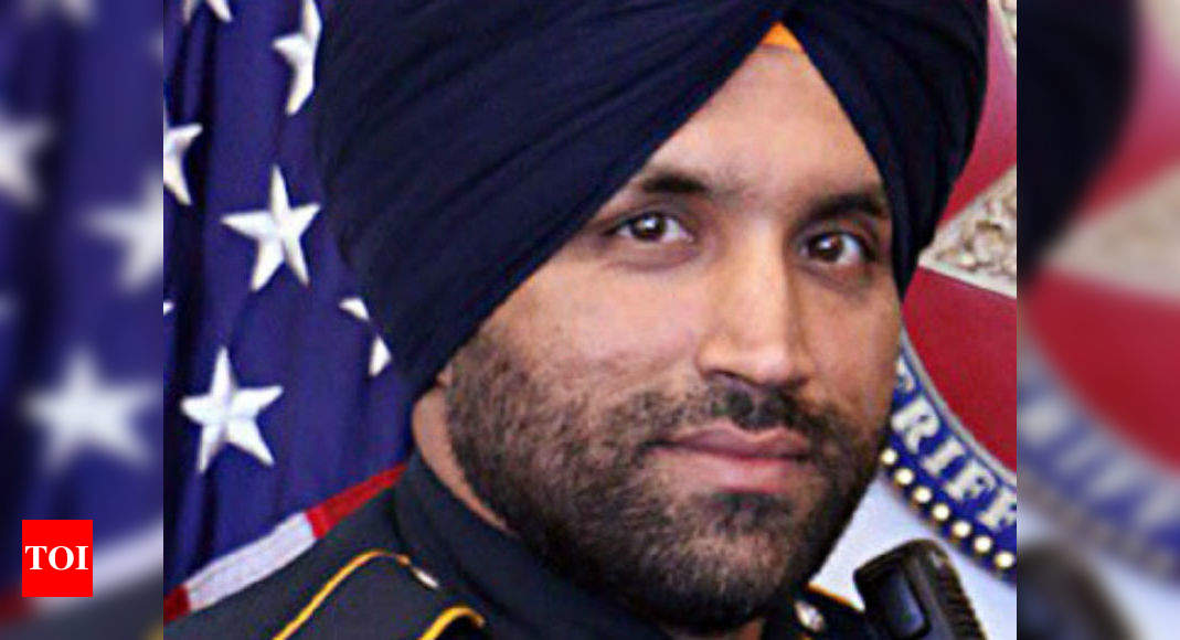 Indian American Sikh Police Officer Shot In Texas Times Of India 