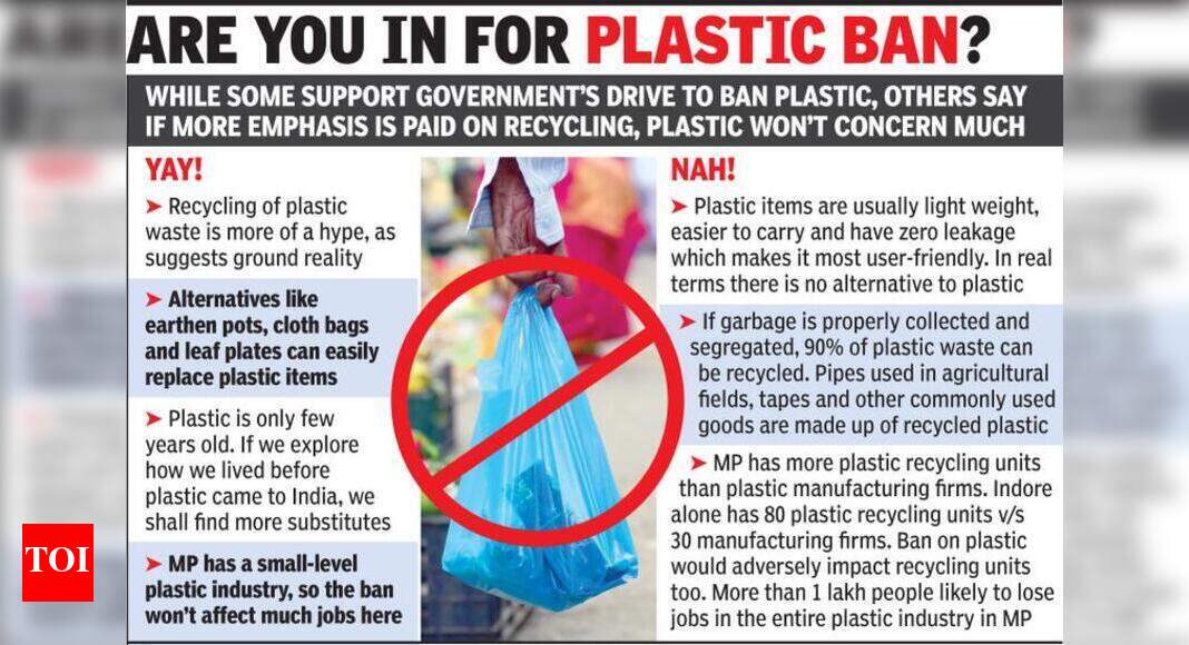 Bhopal As plastic ban countdown begins, industry stares at uncertain future Bhopal News