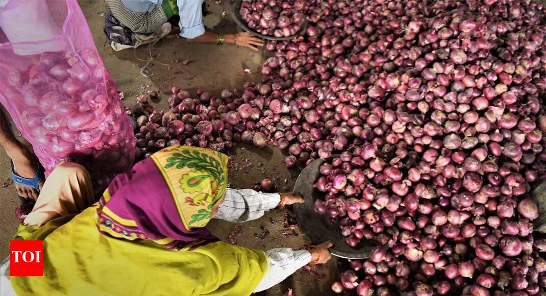 Govt bans export of onions, puts stock limit