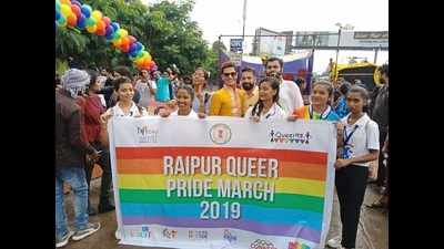 In pictures: Sushant Divgikr participates in Raipur’s first LGBTQIA+ pride parade