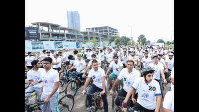 Cyclothon to promote awareness about heart health organised in Gurgaon