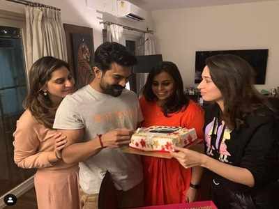 Ram Charan completed 12 years in Tollywood and celebrations ensued
