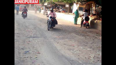 Potholed roads are virtual death traps across Lucknow