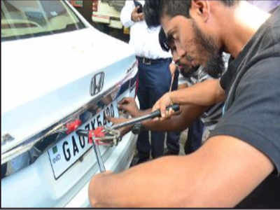 High Security Plates For Vehicles From October 5 | Goa News 