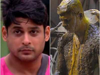 Bigg Boss 13: Paras Chhabra tortures Siddharth Shukla, pours cow dung and mud on him