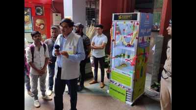 Bengaluru: Public fridge set up at KSR City railway station to feed the hungry