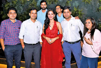 Miss Diva Universe 2019 Vartika Singh celebrates her success with friends and family in Lucknow