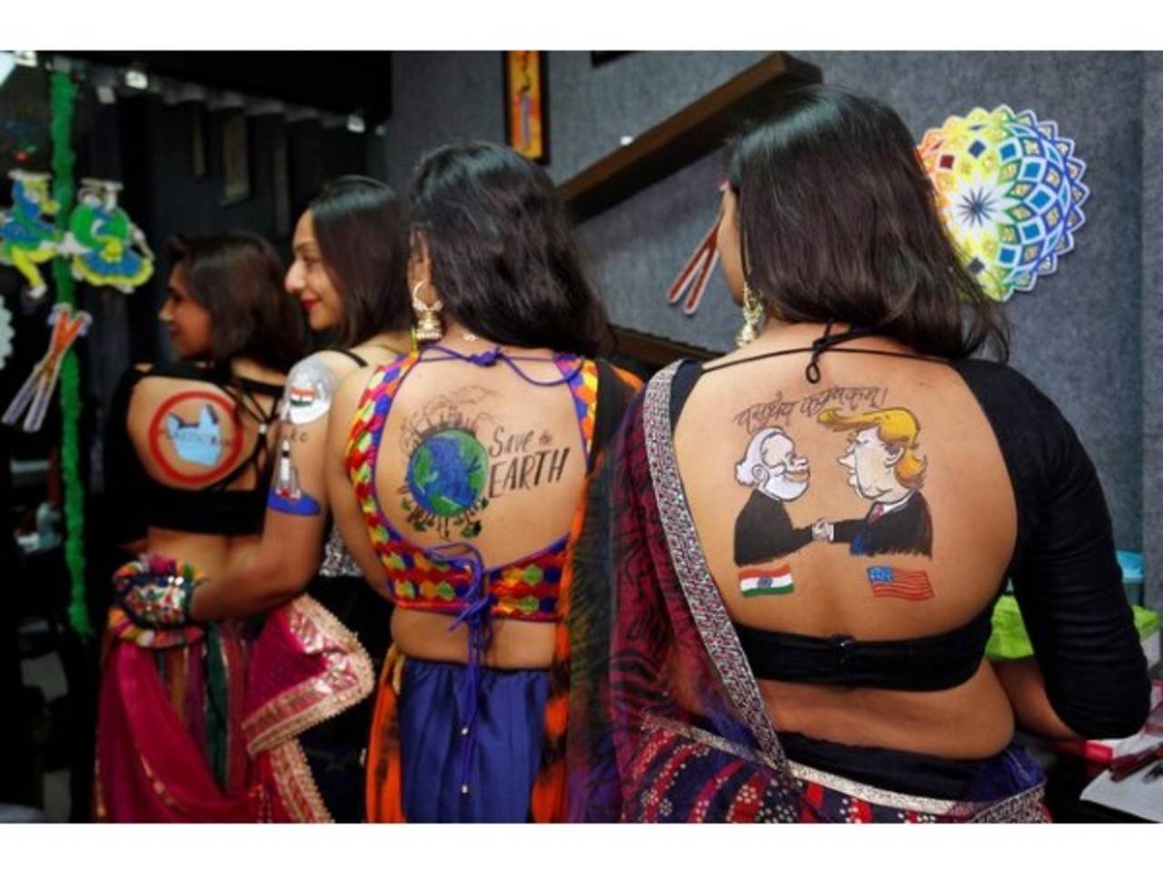 Getting festive with body paint tattoos  undefined Movie News  Times of  India