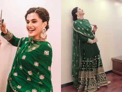 All the lehengas, shararas and saris Bollywood celebrities wore to