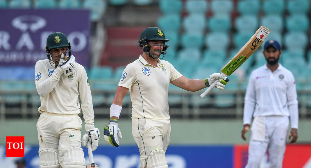 1st Test: Elgar, de Kock hit tons as SA fight back