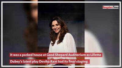 Packed house for Lillette Dubey's latest play Devika Rani