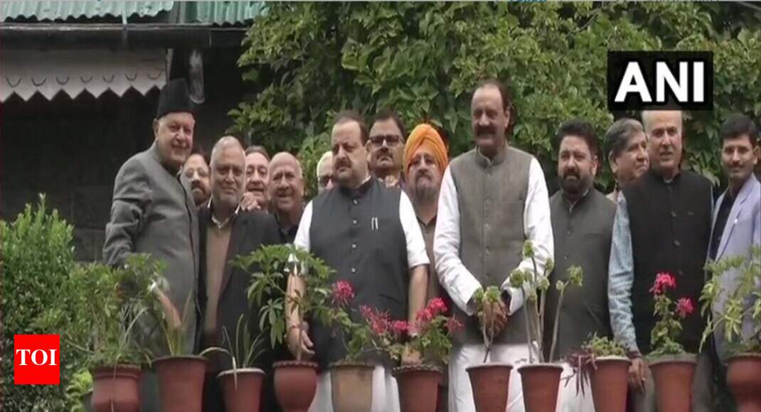 NC delegation meets Farooq Abdullah