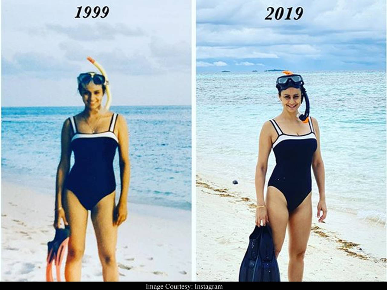Gul Panag Xxx - Gul Panag dons her 1999 swimsuit and internet says, â€œyou haven't aged a  dayâ€ | Hindi Movie News - Times of India