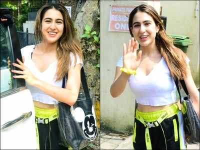 PHOTOS: Sara Ali Khan flashes her million dollar smile as she walks out of her dance class