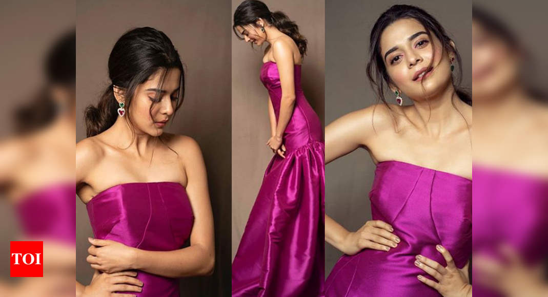 Hotness Alert Mithila Palkar Flaunts Her Striking Figure In A Stunning Gown Marathi Movie 9625