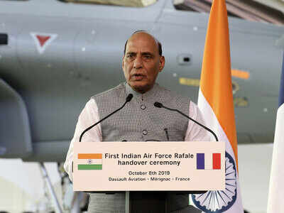 Historic day for Indo-France ties: Defence Minister Rajnath Singh at Rafale handover ceremony