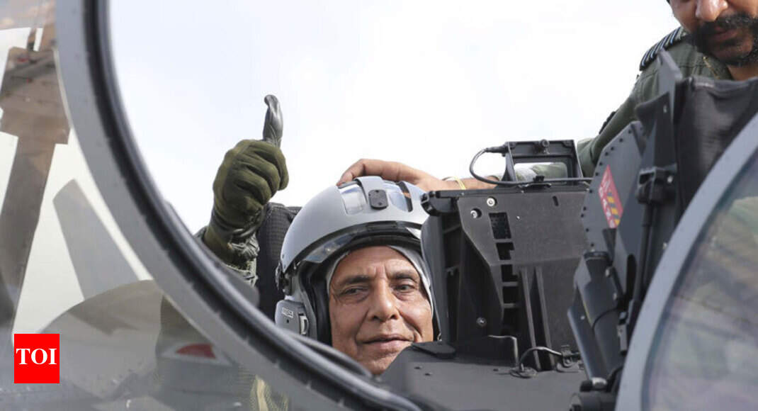 Rajnath describes experience of flying on Rafale