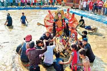 Six artificial ponds in Greater Kailash and CR Park for Idol immersion