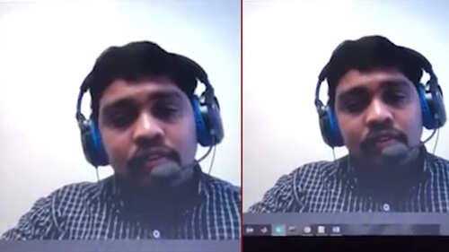 When Lip Syncing Went Horribly Wrong In A Skype Interview Times Of India Videostweets By Timeslitfestdeltweets By Timeslitfestkol