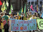 Climate change activists stage protest in Sydney and London