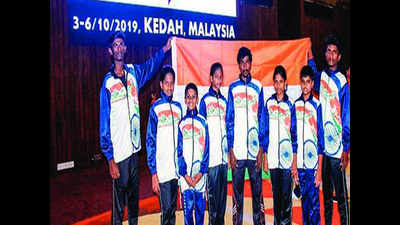 City kids win laurels at World Silambam Championship