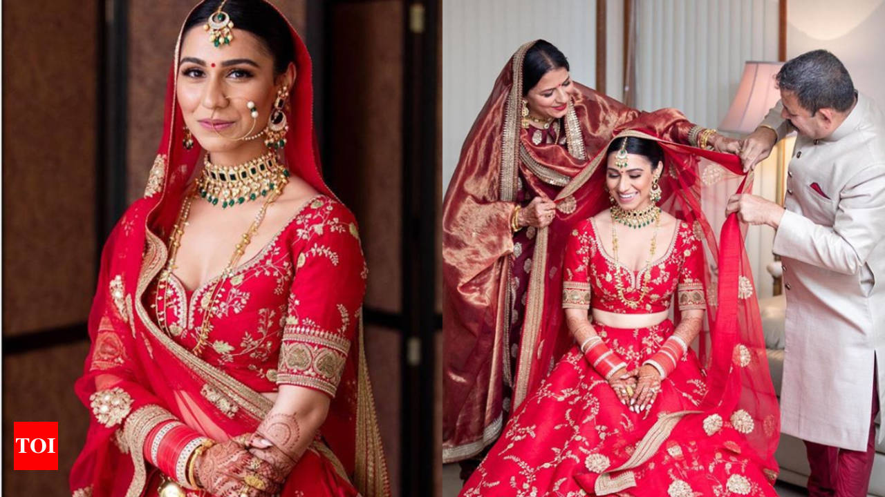 This Australian Sikh bride proved red is the best wedding lehenga hue ever  - Times of India