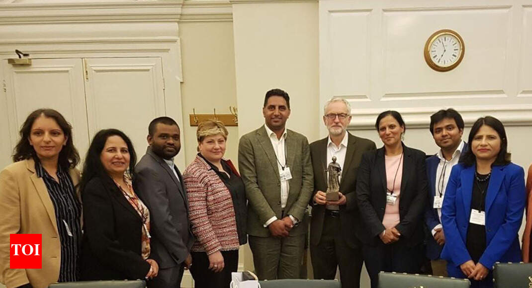 BJP slams Cong for meeting UK leader on J&K