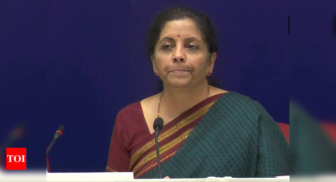 Consumer demand yet to pick up: Nirmala Sitharaman - Times of India