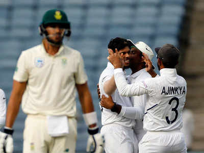 India vs South Africa Highlights, 2nd Test Day 2: South Africa 36/3 at stumps on Day 2 in reply to India's 601/5d