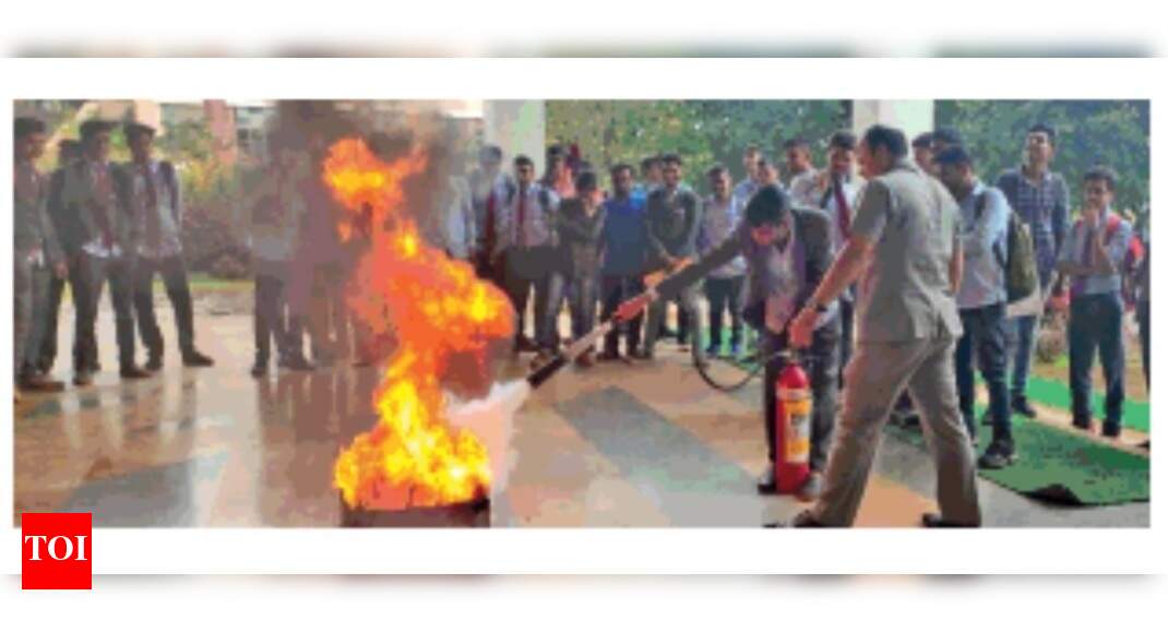 Fire safety training held at Sandeep University | Events Movie News ...