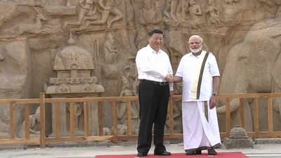 PM Narendra Modi, Chinese President Xi Jinping visit temples, monuments in Mamallapuram