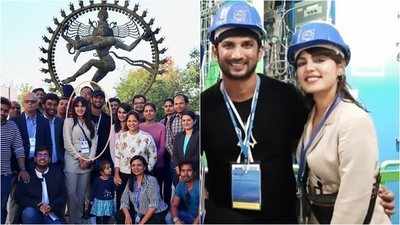 Sushant Singh Rajput and Rhea Chakraborty finally get clicked together in Switzerland