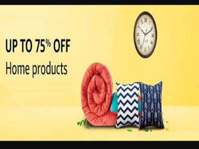 Amazon Sale: Up to 75% off on Bed sheets, Cushion Covers, Paintings & more