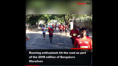 Bengalureans participate in this early morning marathon