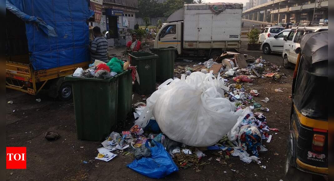 Devipada Open and spreaded Garbage 24x7 - Times of India