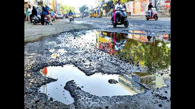 Chennai: It’s bumpy ride for motorists on busy General Patters Road