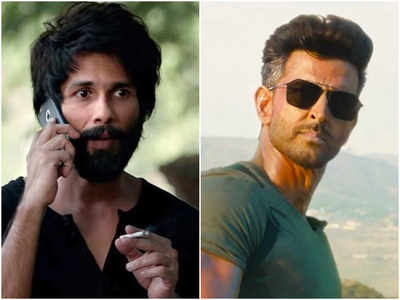 Hrithik Roshan and Tiger Shroff's 'War' is adamant to overtake Shahid  Kapoor starrer 'Kabir Singh' to grab the top spot at the box office | Hindi  Movie News - Times of India