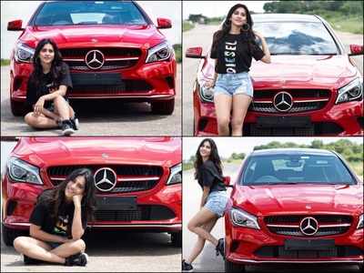 Sexy ride! Nabha Natesh pulls off some killer poses on her swanky new car