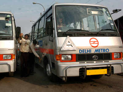 Ac Buses To Boost Delhi Metro Rail Corporation Feeder Service