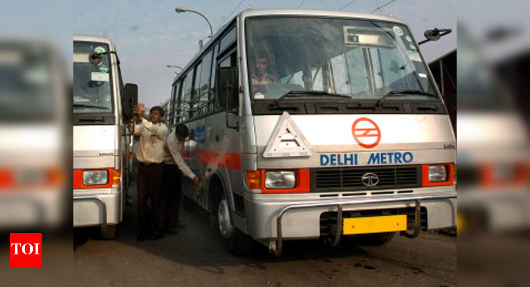 AC buses to boost Delhi Metro Rail Corporation feeder service | Delhi ...
