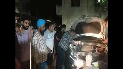Mohali: Snake sneaks into car engine; spreads panic | Chandigarh News ...
