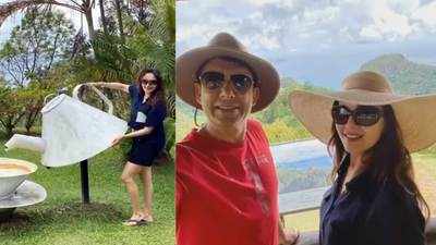 Madhuri Dixit shares surreal pictures from her family vacation in Seychelles