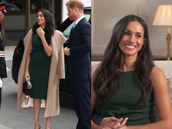 Meghan Markle expertly repeats her engagement dress - Misskyra.com